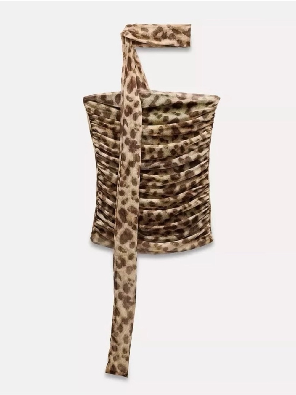 Zara Leopard Tube Top size S